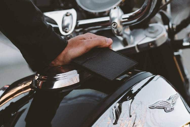 stylish carbon fiber wallet