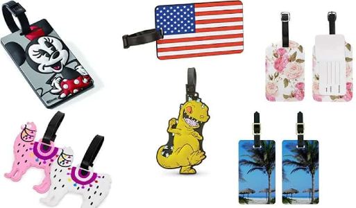 quirky luggage tags