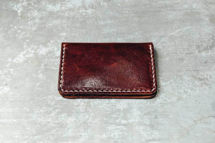 how to clean leather wallet