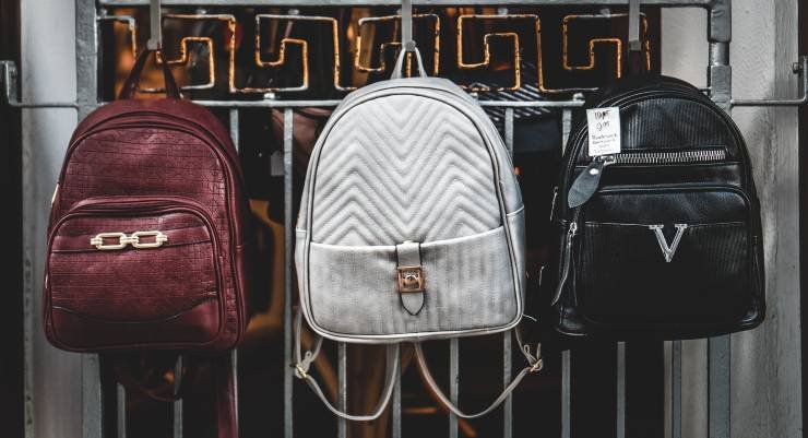 backpacks outside