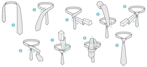how to make a half windsor tie knot