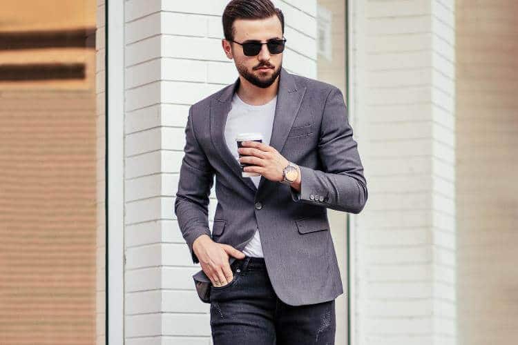 men's blazer with jeans