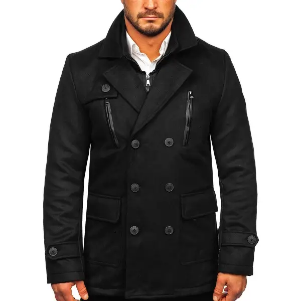 mens overcoat slim fit