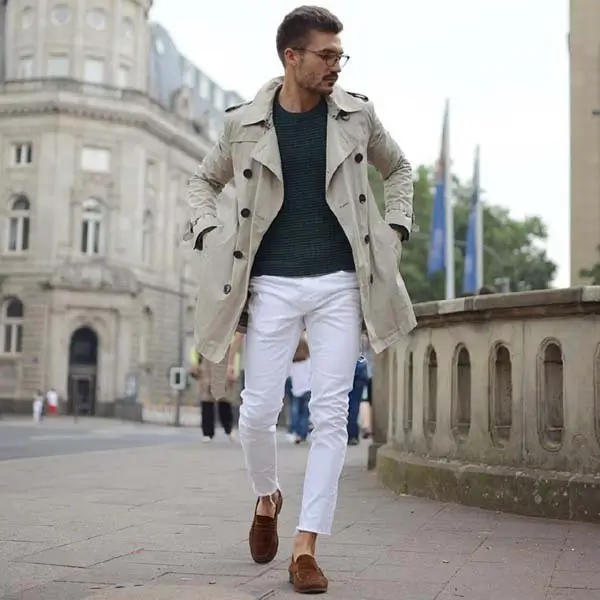 what shoes to wear with white pants